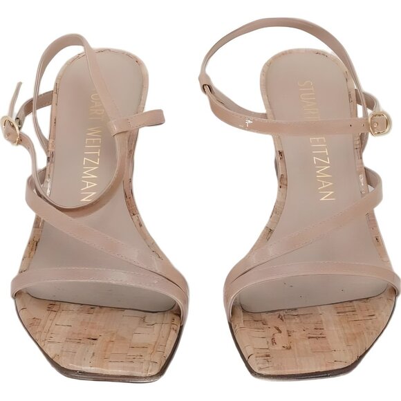 Stuart Weitzman Oasis 50 Wedge Sandals Women's EU 38.5 - Picture 5 of 6